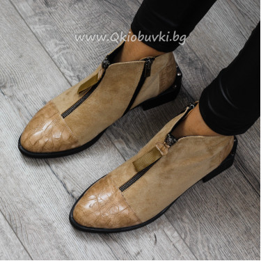 ДАМСКИ БОТИ - 1509-402202417 BEIGE