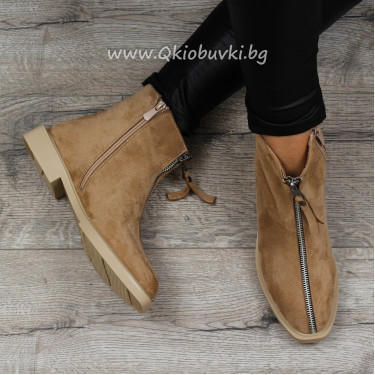 ДАМСКИ БОТИ - 2409-1202221 BEIGE