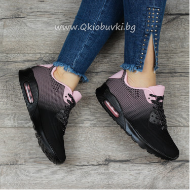 ДАМСКИ МАРАТОНКИ - 1601-711212122 BLACK-PINK