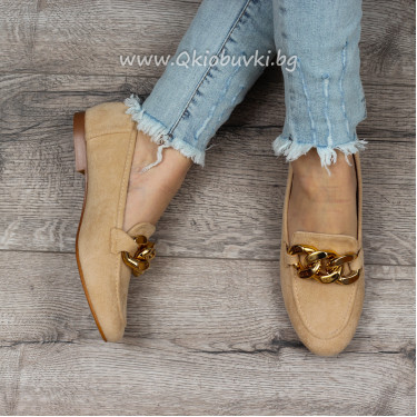 ДАМСКИ МОКАСИНИ - 0903-2326211801 BEIGE ДАМСКИ МОКАСИНИ - 0903-2326211801 BEIGE
