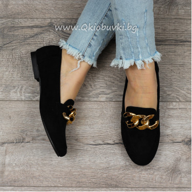 ДАМСКИ МОКАСИНИ - 0903-2326211801 BLACK ДАМСКИ МОКАСИНИ - 0903-2326211801 BLACK