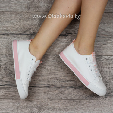 ДАМСКИ КЕЦОВЕ - 1505-2189211005 WHITE/PINK