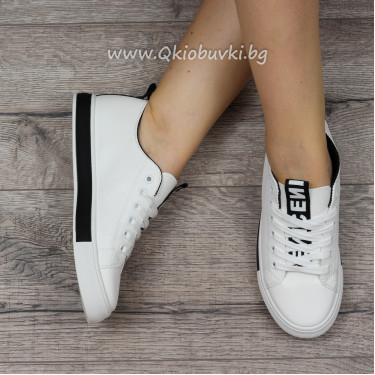 ДАМСКИ КЕЦОВЕ - 1505-2189211005 WHITE/BLACK