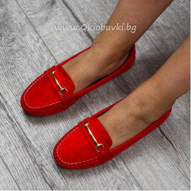 ДАМСКИ МОКАСИНИ - 1505-712004 RED ДАМСКИ МОКАСИНИ - 1505-712004 RED