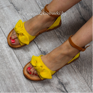 ДАМСКИ САНДАЛИ - 2404-6862008 YELLOW ДАМСКИ САНДАЛИ - 2404-6862008 YELLOW