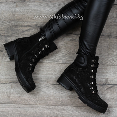 ДАМСКИ БОТИ - 1509-671202514 BLACK