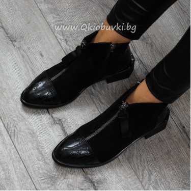ДАМСКИ БОТИ - 1509-402202417 BLACK