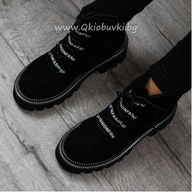 ДАМСКИ БОТИ - 1809-63203512 BLACK ДАМСКИ БОТИ - 1809-63203512 BLACK