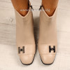 Дамски боти -141025-6524A3519 Beige