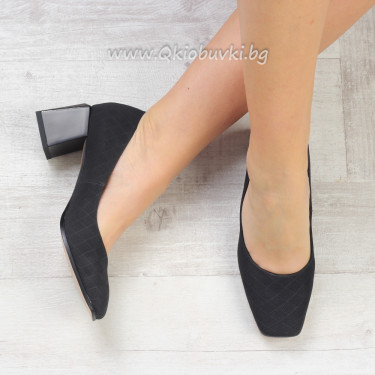 Дамски обувки на ток-25-55966461 Black