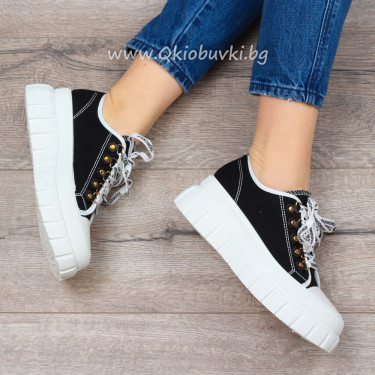 ДАМСКИ КЕЦОВЕ НА ПЛАТФОРМА-8098 BLACK ДАМСКИ КЕЦОВЕ НА ПЛАТФОРМА-8098 BLACK