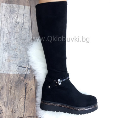 ДАМСКИ БОТУШИ 0310-1641847 BLACK ДАМСКИ БОТУШИ 0310-1641847 BLACK