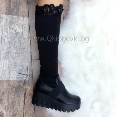 ДАМСКИ БОТУШИ 0310-761844 BLACK ДАМСКИ БОТУШИ 0310-761844 BLACK
