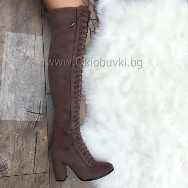 ДАМСКИ ЧИЗМИ НА ТОК 0310-4031850 BEIGE ДАМСКИ ЧИЗМИ НА ТОК 0310-4031850 BEIGE
