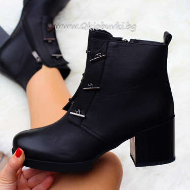 ДАМСКИ БОТИ НА ТОК 0310-3371838 BLACK ДАМСКИ БОТИ НА ТОК 0310-3371838 BLACK