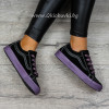 ДАМСКИ КЕЦОВЕ - 22091919 BLACK/PURPLE