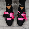 ДАМСКИ КЕЦОВЕ НА ПЛАТФОРМА - 26101909 BLACK/PINK