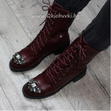 ДАМСКИ БОТИ - 26111909 BORDO