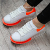 ДАМСКИ КЕЦОВЕ - 06121901 WHITE/ORANGE NEON