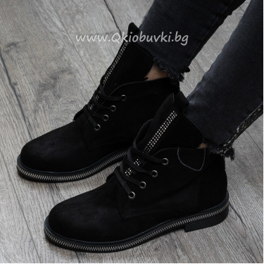 ДАМСКИ БОТИ - 11121901 BLACK