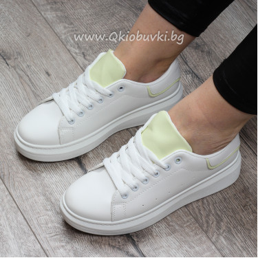 ДАМСКИ КЕЦОВЕ - 21121920 WHITE/GREEN ДАМСКИ КЕЦОВЕ - 21121920 WHITE/GREEN