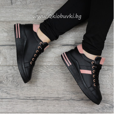 ДАМСКИ КЕЦОВЕ - 0301-3081901 BLACK/PINK