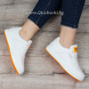 ДАМСКИ КЕЦОВЕ - 0901-23492002 WHITE/ORANGE