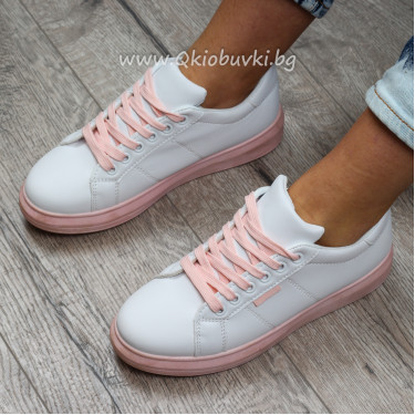 ДАМСКИ КЕЦОВЕ - 1801-1912002 WHITE/PINK ДАМСКИ КЕЦОВЕ - 1801-1912002 WHITE/PINK