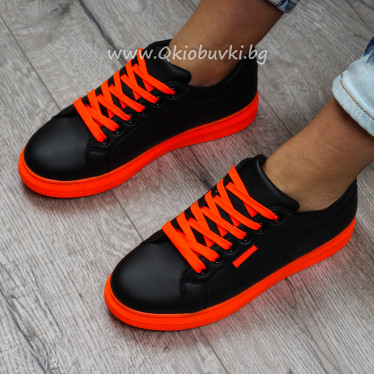 ДАМСКИ КЕЦОВЕ - 1801-1912002 BLACK/ORANGE ДАМСКИ КЕЦОВЕ - 1801-1912002 BLACK/ORANGE