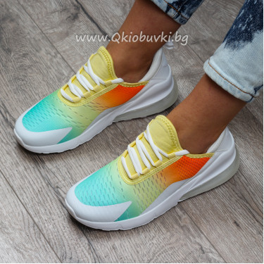 ДАМСКИ МАРАТОНКИ - 2501-282001 WHITE/YELLOW