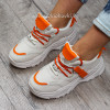 ДАМСКИ МАРАТОНКИ - 1801-70052012 WHITE/ORANGE