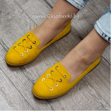 ДАМСКИ МОКАСИНИ - 2302-122003 YELLOW