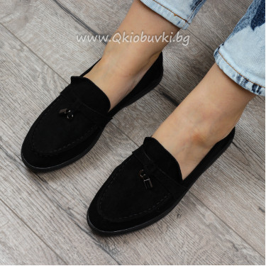ДАМСКИ МОКАСИНИ - 2302-89302009 BLACK