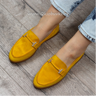 ДАМСКИ МОКАСИНИ - 2302-89292010 YELLOW