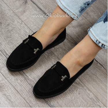 ДАМСКИ МОКАСИНИ - 2302-89292010 BLACK